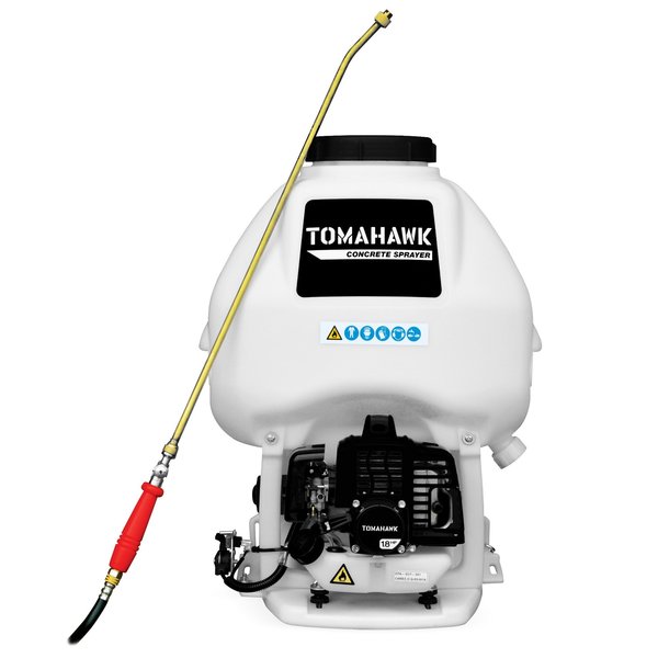 Tomahawk Power 450 PSI Backpack Concrete Sprayer 6.5 Gallon .5 GPM Wand Attachment TCS6.5
